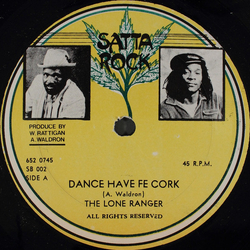 Lone Ranger / Carlton Livingston Dance Have Fe Cork / Feel The Vibes Vinyl 12" USED