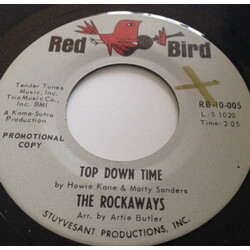The Rockaways Top Down Time USED VINYL 7INCH 45 RPM SINGLE PROMO