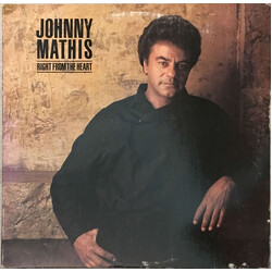 Johnny Mathis Right From The Heart Vinyl LP USED