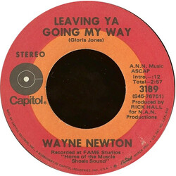 Wayne Newton Leaving Ya Going My Way Vinyl 7" USED