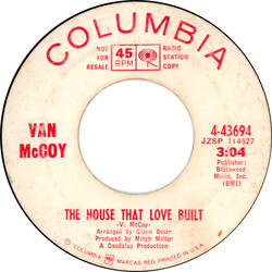 Van McCoy The House That Love Built / I Will Wait For You Vinyl 7" USED