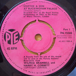 Wilfrid Brambell And Harry H. Corbett Steptoe & Son At Buckingham Palace USED VINYL 7INCH 45 RPM