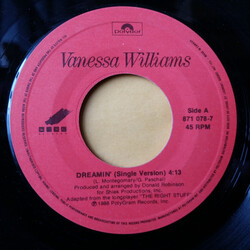 Vanessa Williams Dreamin' Vinyl 7" USED