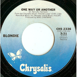 Blondie One Way Or Another Vinyl 7" USED