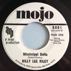 Billy Lee Riley Mississippi Delta Vinyl 7" USED