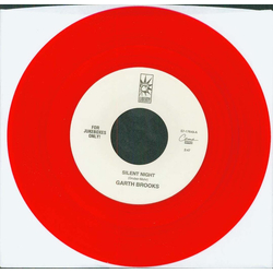 Garth Brooks Silent Night / White Christmas Vinyl 7" USED