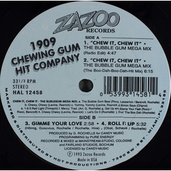 1909 Chewing Gum Hit Company Chew It, Chew It (The Bubble Gum Mega Mix) Vinyl 12" USED
