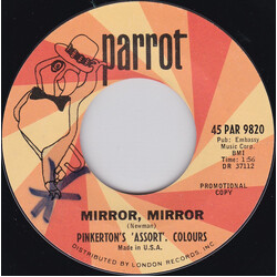 Pinkerton's Assorted Colours Mirror, Mirror / She Don't Care USED VINYL 7INCH 45 RPM SINGLE PROMO