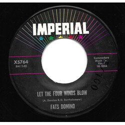 Fats Domino Let The Four Winds Blow / Good Hearted Man Vinyl 7" USED