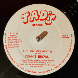 Dennis Brown Any Way You Want It Vinyl 12" USED