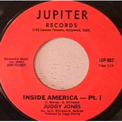 Juggy Murray Jones Inside America Vinyl 7" USED