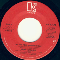 Peter Schilling Major Tom (Coming Home) Vinyl 7" USED