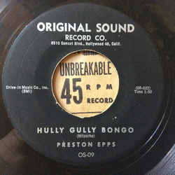 Preston Epps Bongo Bongo Bongo / Hully Gully Bongo Vinyl 7" USED