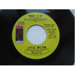 Little Milton What It Is USED VINYL 45 RPM 7INCH PROMO
