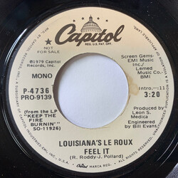 Le Roux Feel It USED VINYL 7INCH 45 RPM PROMO STEREO MONO