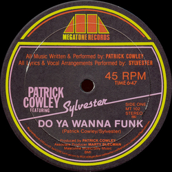 Patrick Cowley / Sylvester Do Ya Wanna Funk Vinyl 12" USED
