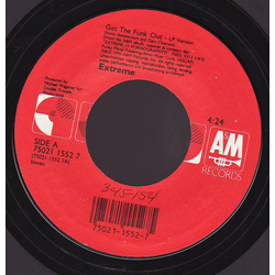 Extreme (2) Get The Funk Out / More Than Words Vinyl 7" USED