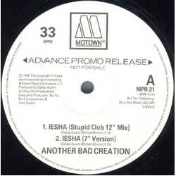 Another Bad Creation Iesha Vinyl 12" USED