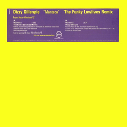 Dizzy Gillespie Manteca (The Funky Lowlives Remix) Vinyl 12" USED