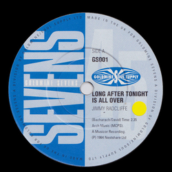 Jimmy Radcliffe / Dean Parrish / Tobi Legend Long After Tonight Is Over / I'm On My Way / Time Will Pass You By Vinyl 7" USED