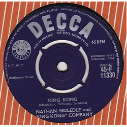 Nathan Dambuza Mdledle / "King Kong" Company / Lemmy "Special" Mabaso King Kong / Crazy Kid Vinyl 7" USED