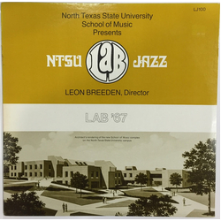 The North Texas State University Lab Band / Leon Breeden Lab '67 Vinyl LP USED