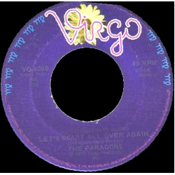 The Paragons (2) Let's Start All Over Again / The Vow Vinyl 7" USED