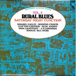 Various Rural Blues Vol 2: Saturday Night Function Vinyl LP USED