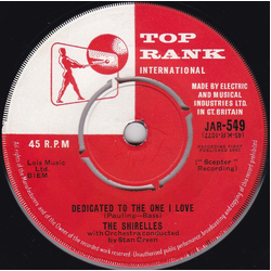 The Shirelles Dedicated To The One I Love / Look A Here Baby Vinyl 7" USED