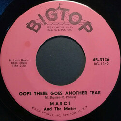 Marci And The Mates Oops There Goes Another Tear / Suddenly We're Strangers USED VINYL 7INCH 45 RPM SINGLE