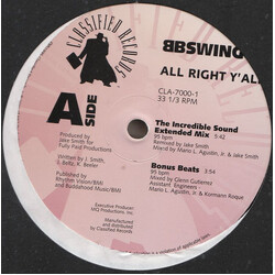 BB Swing All Right Y'all USED VINYL 12INCH