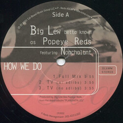 Big Lew / Nonchalant How We Do USED VINYL 12INCH 33 S RPM