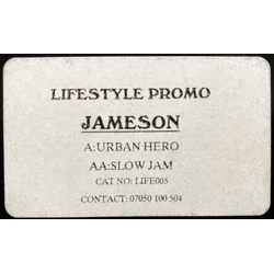 Jameson Urban Hero / Slow Jam Vinyl 12" USED