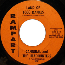 Cannibal & The Headhunters Land Of 1000 Dances Vinyl 7" USED