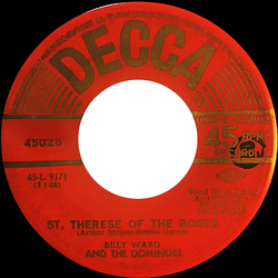 Billy Ward And His Dominoes St. Therese Of The Roses / Home Is Where You Hang Your Heart Vinyl 7" USED