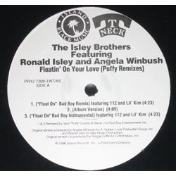 The Isley Brothers / Ronald Isley / Angela Winbush Floatin' On Your Love (Puffy Remixes) Vinyl 12" USED