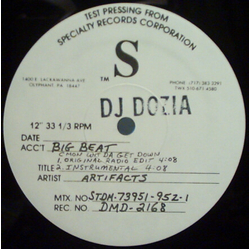 Artifacts C'mon Wit Da Git Down Vinyl 12" USED
