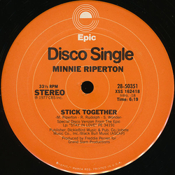 Minnie Riperton Stick Together / Young Willing And Able Vinyl 12" USED
