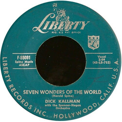 Dick Kallman Seven Wonders Of The World / My Heart's Desire USED VINYL 7INCH 45 RPM SINGLE
