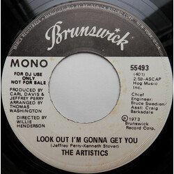 The Artistics Look Out I'm Gonna Get You USED VINYL 7INCH 45 RPM PROMO