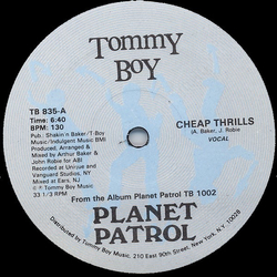 Planet Patrol Cheap Thrills Vinyl 12" USED
