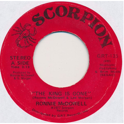 Ronnie McDowell The King Is Gone Vinyl 7" USED