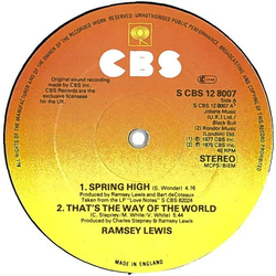 Ramsey Lewis Spring High Vinyl 12" USED