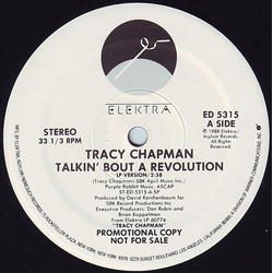 Tracy Chapman Talkin' Bout A Revolution Vinyl 12" USED