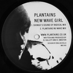Plantains New Wave Girl / I Listen To The Plantains Vinyl 12" USED