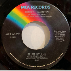 Brian Hyland Lonely Teardrops Vinyl 7" USED