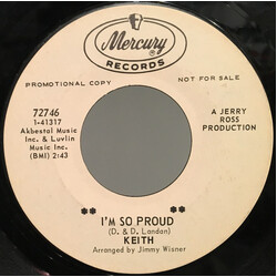 Keith (2) I'm So Proud / Candy Candy Vinyl 7" USED