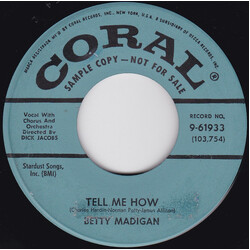 Betty Madigan Tell Me How / Under Your Spell USED VINYL 7INCH 45 RPM SINGLE PROMO