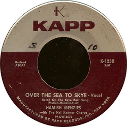 Hamish Menzies Over The Sea To Skye USED VINYL 7INCH 45 RPM