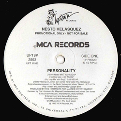 Nesto Velasquez Personality Vinyl 12" USED